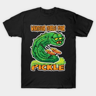 Whatever Tickles your Pickle Female Pickle T-Shirt